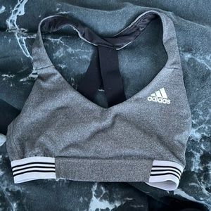 womens small adidas gray sports bra